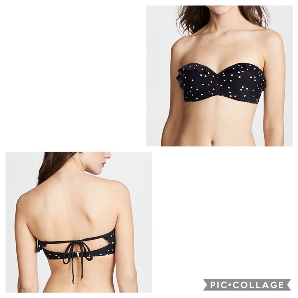 Kate Spade Anna Maria Convertible Ruffle Bikini M - Picture 2 of 7